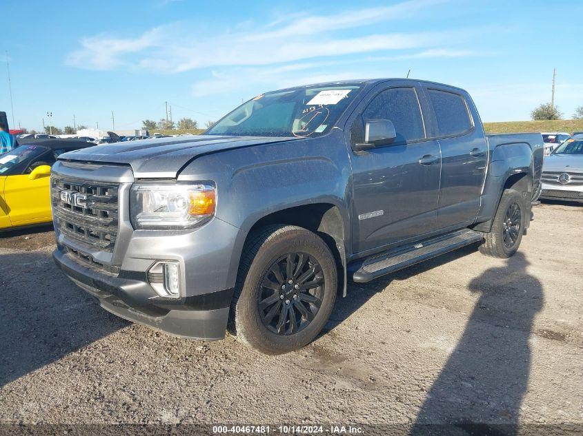 GMC CANYON 4WD  SHORT BOX ELEVATION 2022