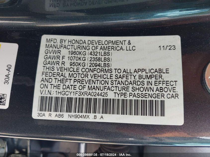 HONDA ACCORD EX 2024