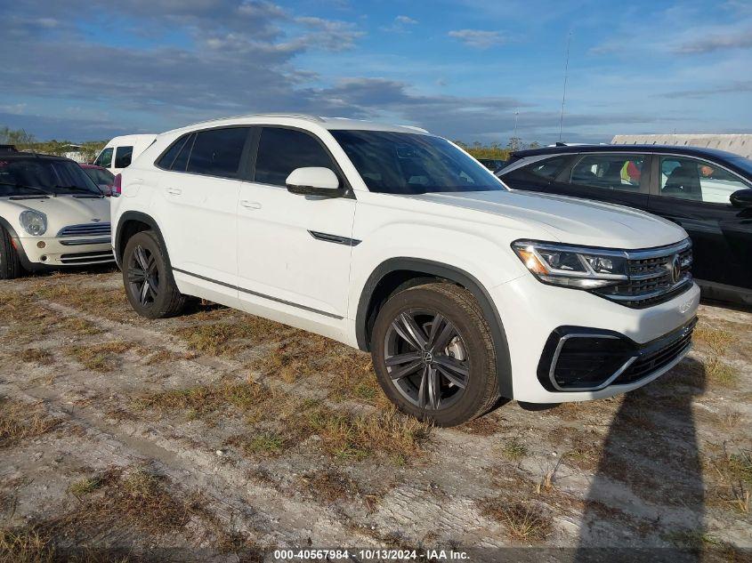 VOLKSWAGEN ATLAS CROSS SPORT 3.6L V6 SE W/TECHNOLOGY R-LINE 2021