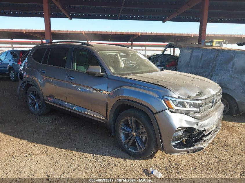 VOLKSWAGEN ATLAS 3.6L V6 SE W/TECHNOLOGY R-LINE 2021