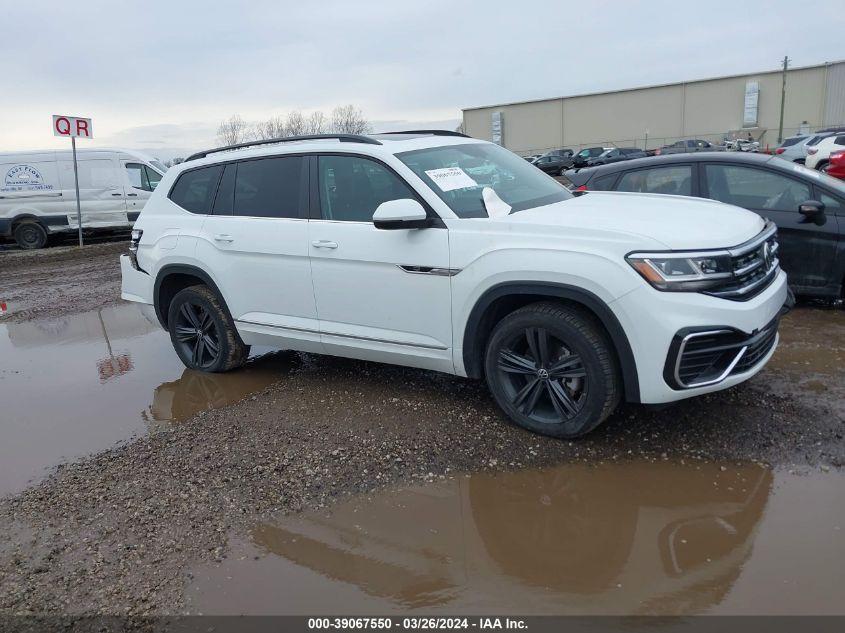 VOLKSWAGEN ATLAS 3.6L V6 SE W/TECHNOLOGY R-LINE 2021