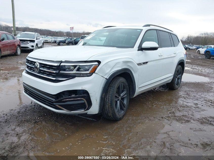 VOLKSWAGEN ATLAS 3.6L V6 SE W/TECHNOLOGY R-LINE 2021