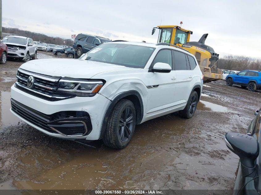 VOLKSWAGEN ATLAS 3.6L V6 SE W/TECHNOLOGY R-LINE 2021