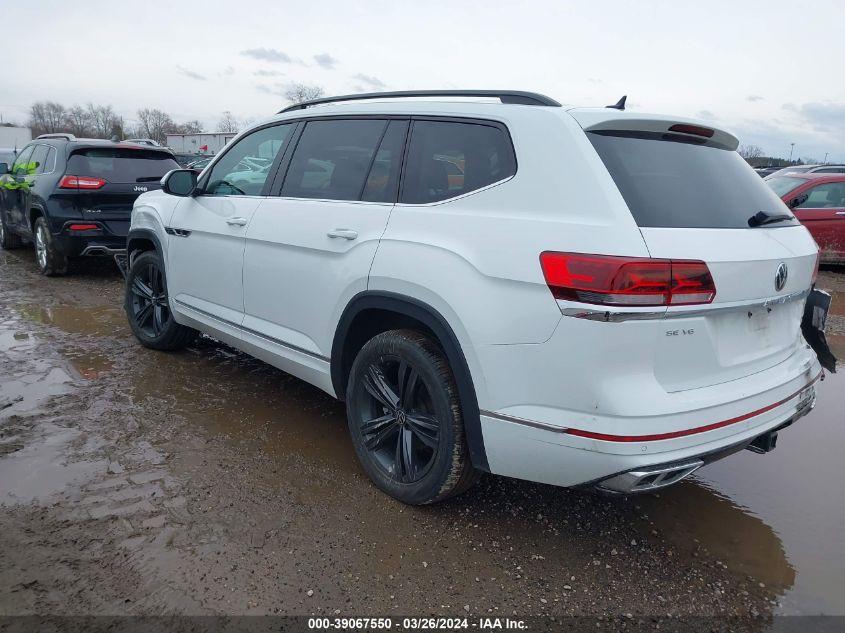 VOLKSWAGEN ATLAS 3.6L V6 SE W/TECHNOLOGY R-LINE 2021