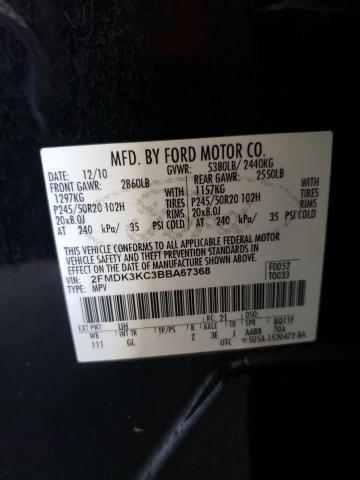 FORD EDGE LIMIT 2011