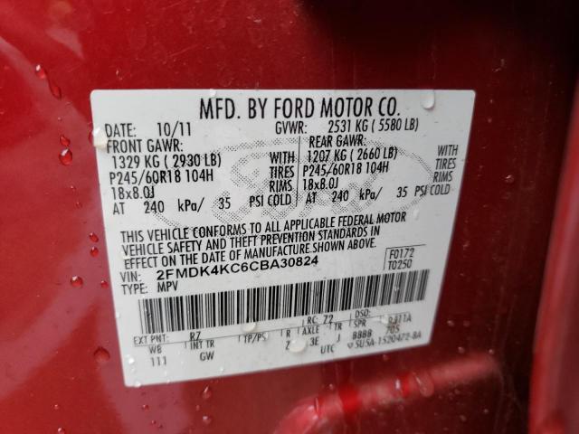 FORD EDGE LIMIT 2012