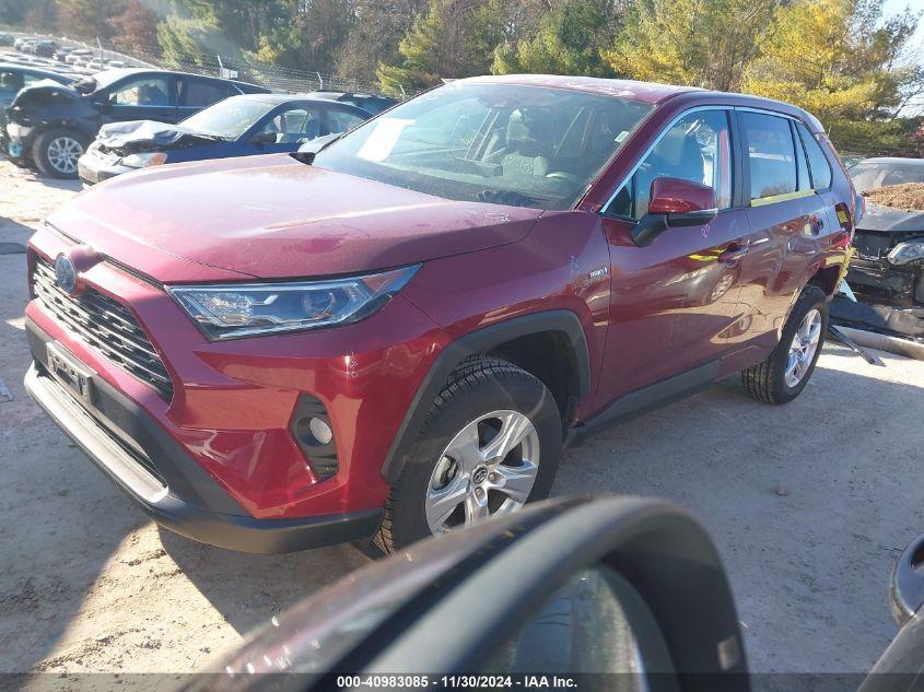 TOYOTA RAV4 HYBRID XLE 2021