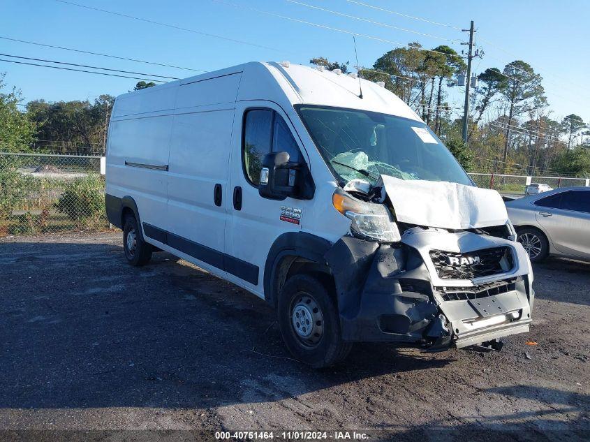 RAM PROMASTER 3500 CARGO VAN HIGH ROOF 159 WB EXT 2020