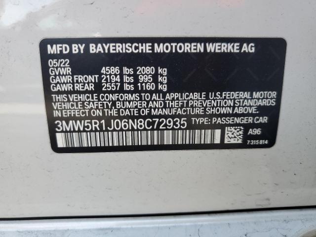 BMW 3 SERIES 330I 2022