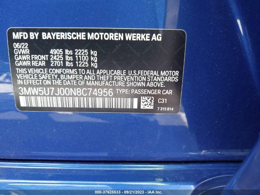 BMW M340I   2022