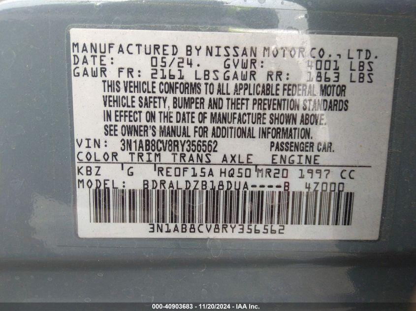 NISSAN SENTRA SV XTRONIC CVT 2024