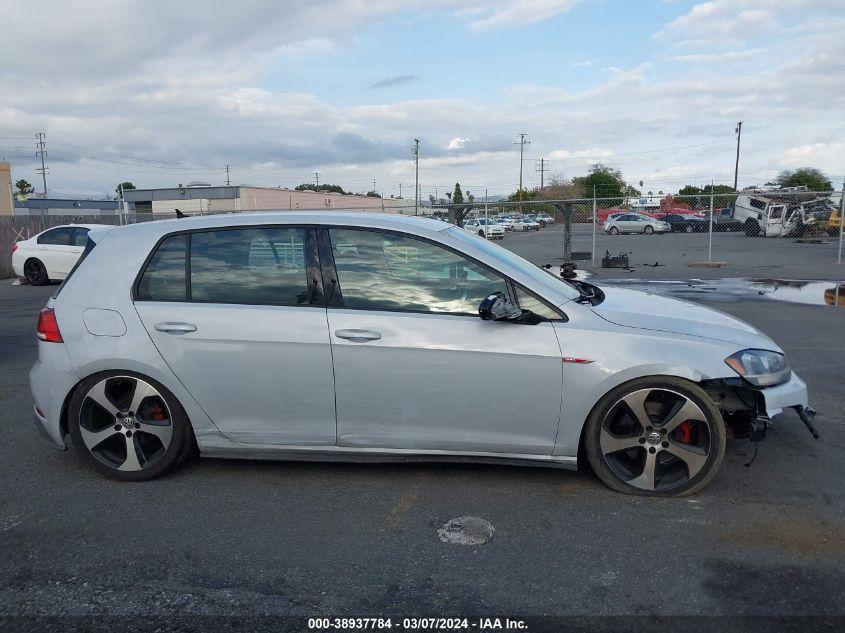 VOLKSWAGEN GOLF GTI 2.0T AUTOBAHN/2.0T S/2.0T SE 2018