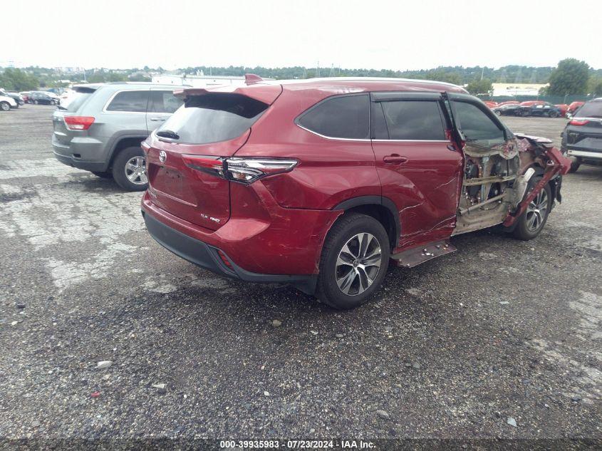 TOYOTA HIGHLANDER XLE 2021