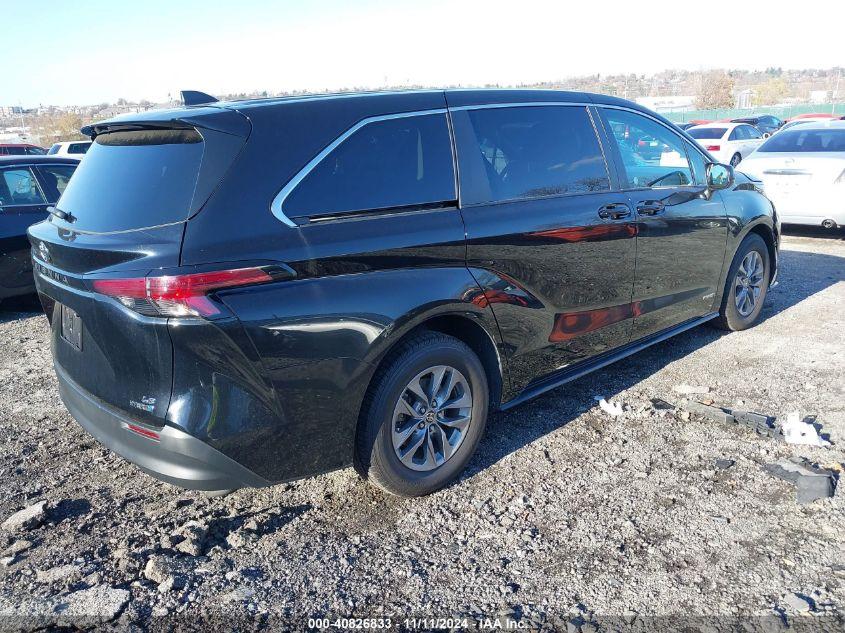 TOYOTA SIENNA LE 2021