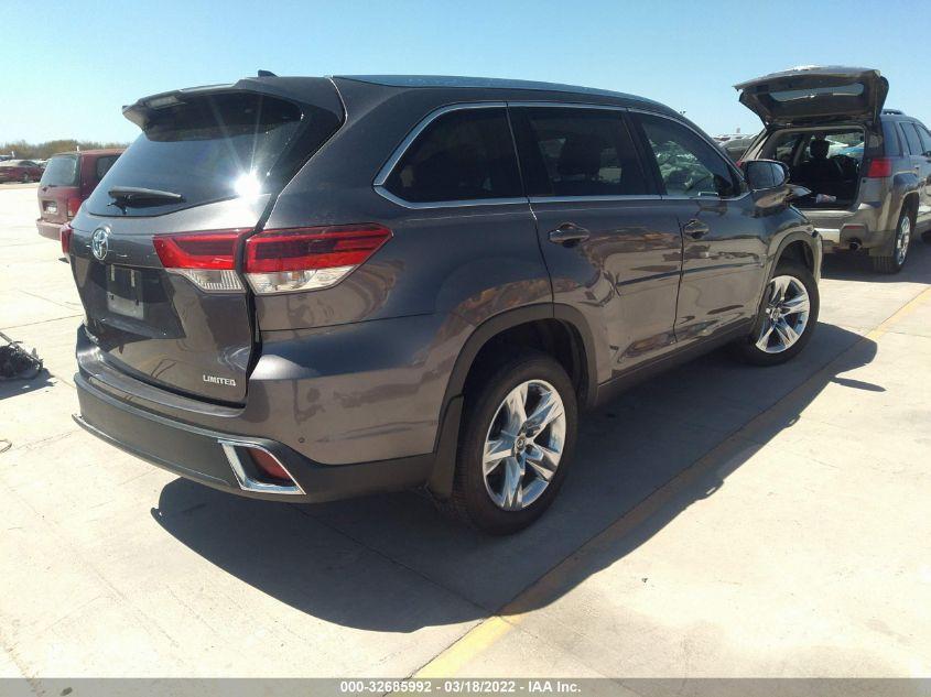 TOYOTA HIGHLANDER LIMITED 2019