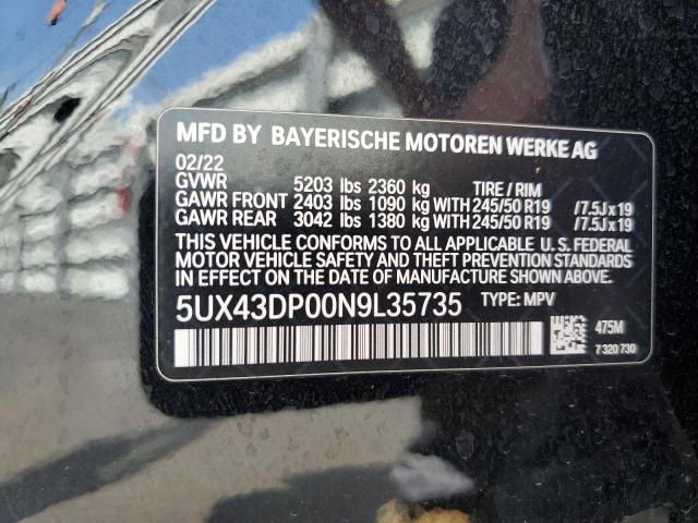 BMW X3 SDRIVE3 2022