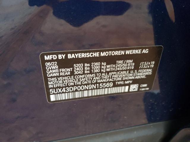 BMW X3 SDRIVE3 2022