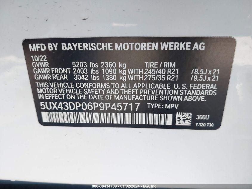 BMW X3 SDRIVE30I 2023