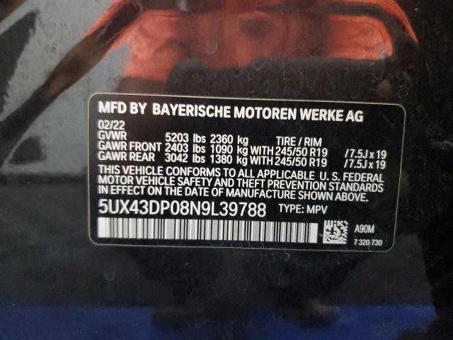 BMW X3 SDRIVE3 2022