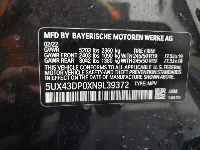 BMW X3 SDRIVE3 2022