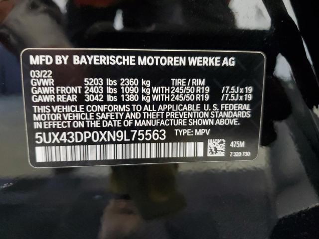 BMW X3 SDRIVE3 2022