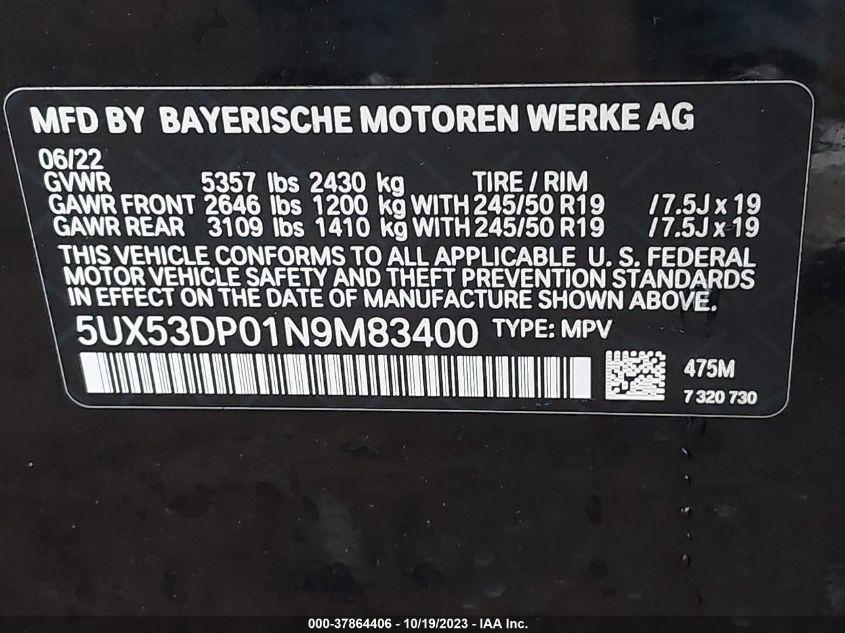 BMW X3 XDRIVE30I 2022