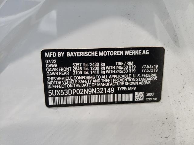 BMW X3 XDRIVE3 2022