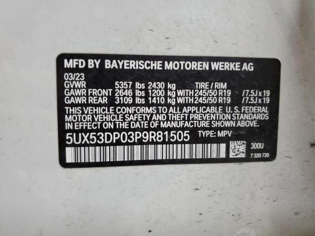 BMW X3 XDRIVE3 2023