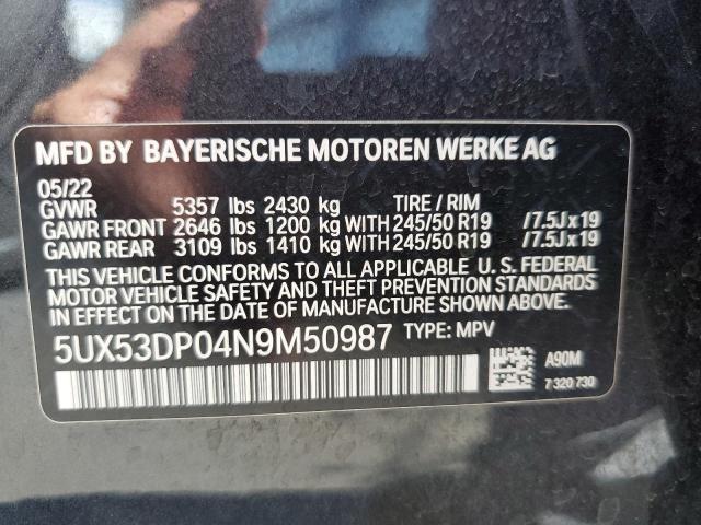 BMW X3 XDRIVE3 2022