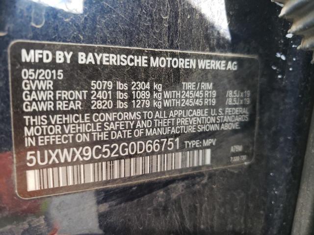 BMW X3 XDRIVE2 2016