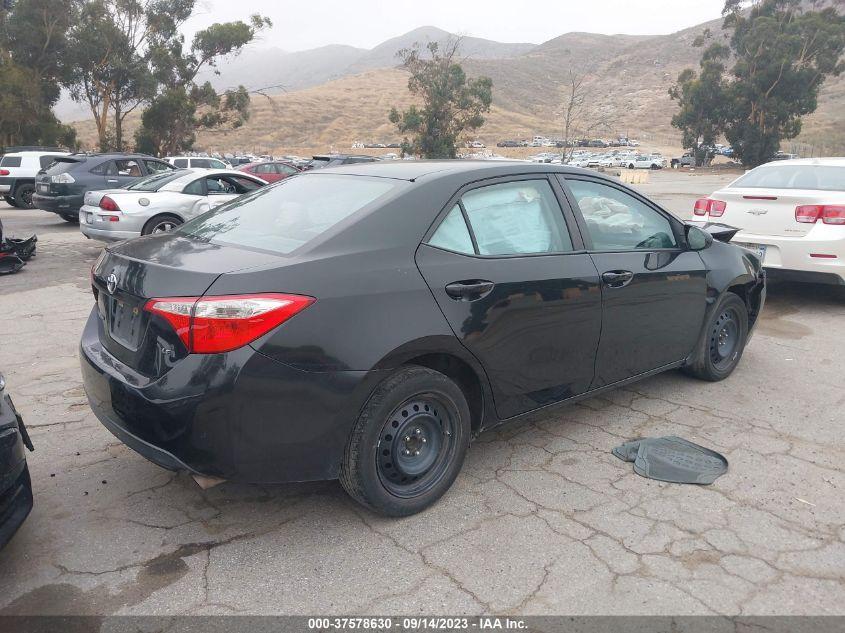 TOYOTA COROLLA L/LE/S/S PLUS/LE PLUS 2014