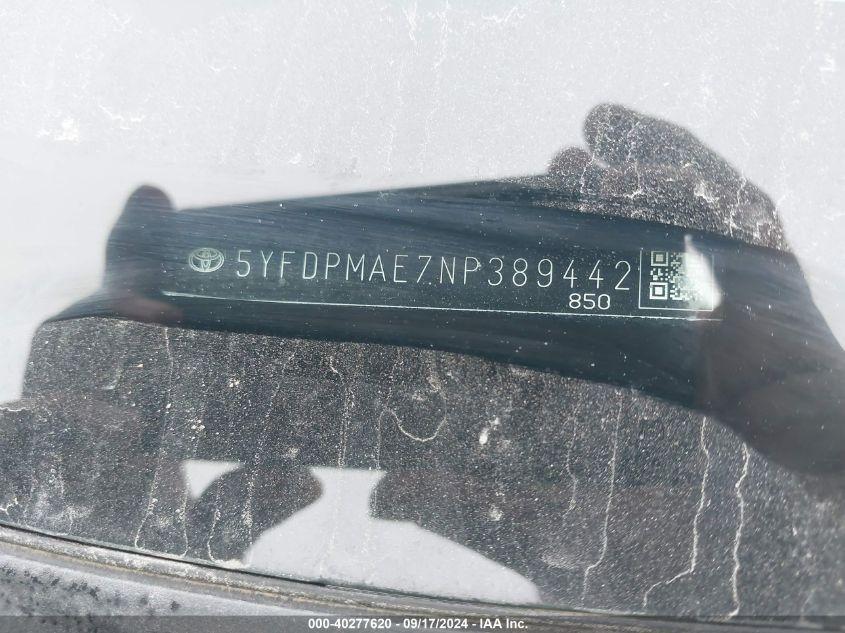TOYOTA COROLLA L 2022