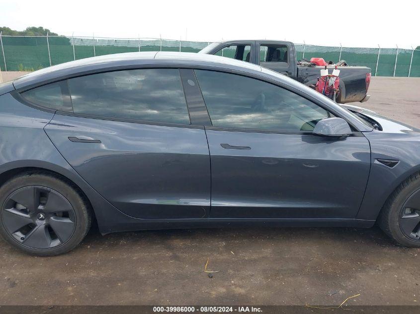 TESLA MODEL 3 REAR-WHEEL DRIVE 2022