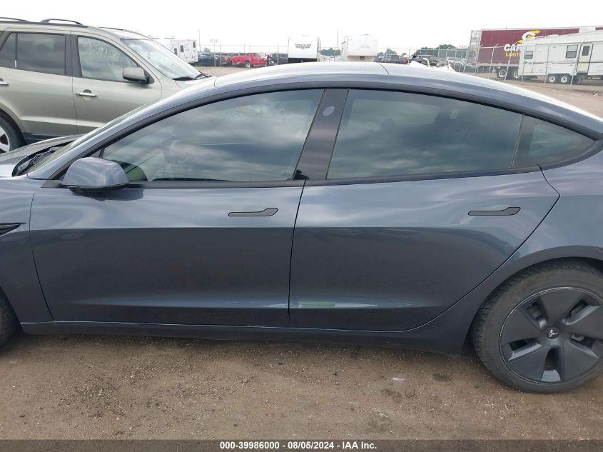 TESLA MODEL 3 REAR-WHEEL DRIVE 2022