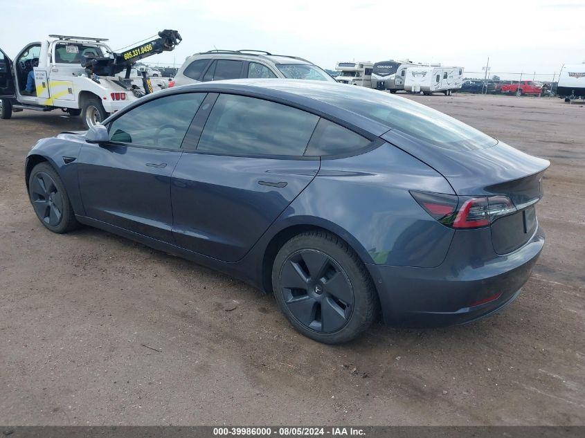 TESLA MODEL 3 REAR-WHEEL DRIVE 2022