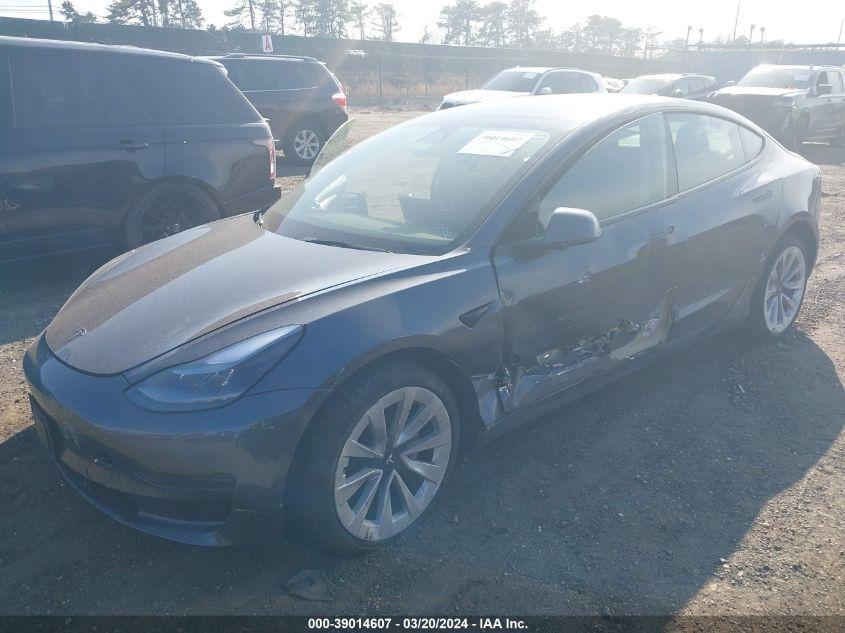 TESLA MODEL 3 REAR-WHEEL DRIVE 2022