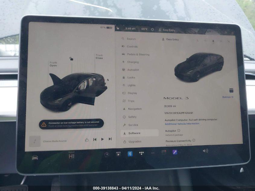 TESLA MODEL 3 REAR-WHEEL DRIVE 2023