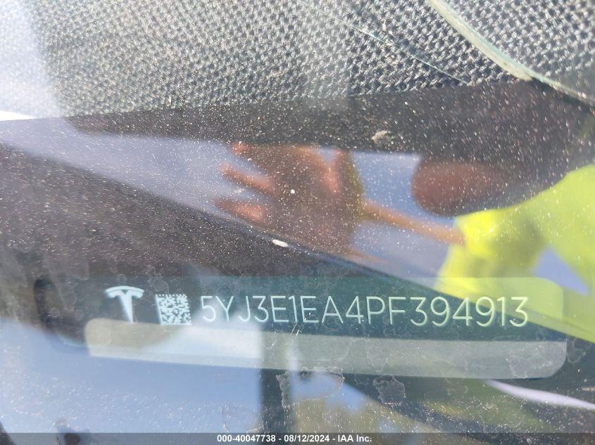 TESLA MODEL 3 REAR-WHEEL DRIVE 2023