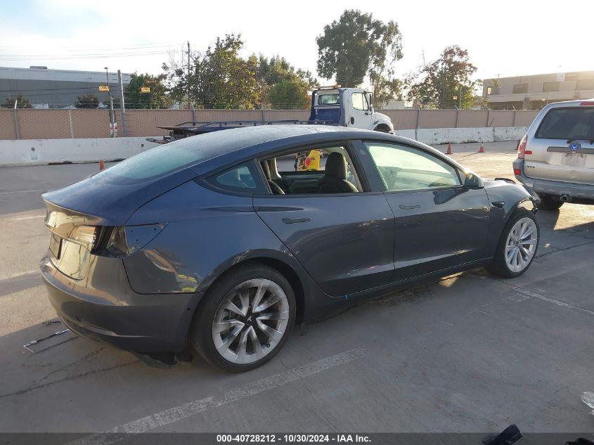 TESLA MODEL 3 REAR-WHEEL DRIVE 2022