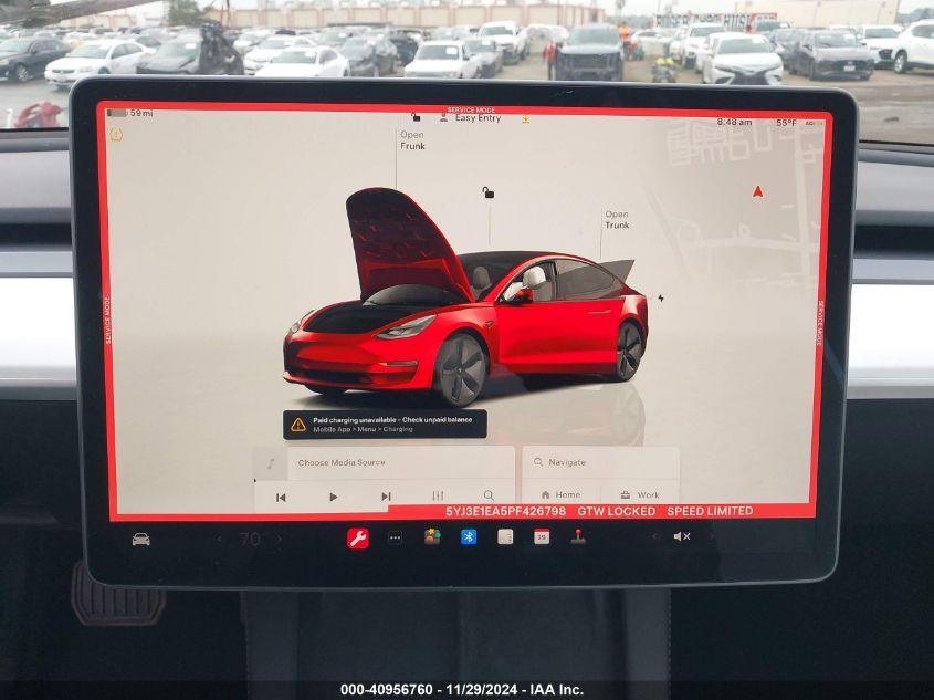 TESLA MODEL 3 REAR-WHEEL DRIVE 2023