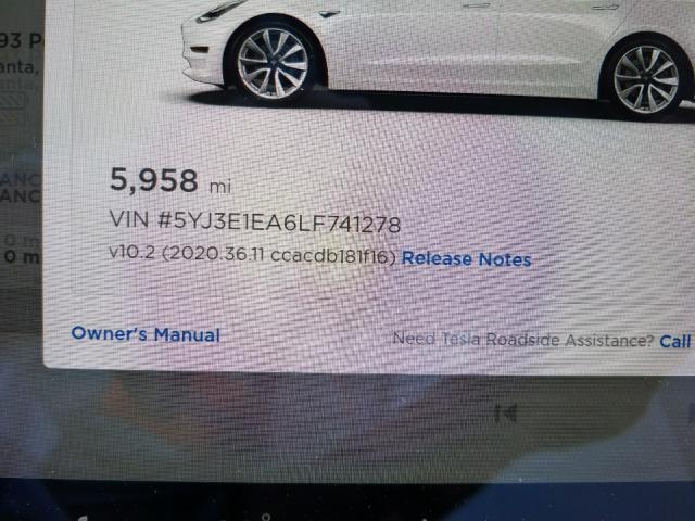 TESLA MODEL 3  2020