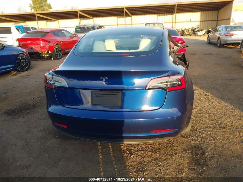 TESLA MODEL 3 STANDARD RANGE PLUS REAR-WHEEL DRIVE 2021