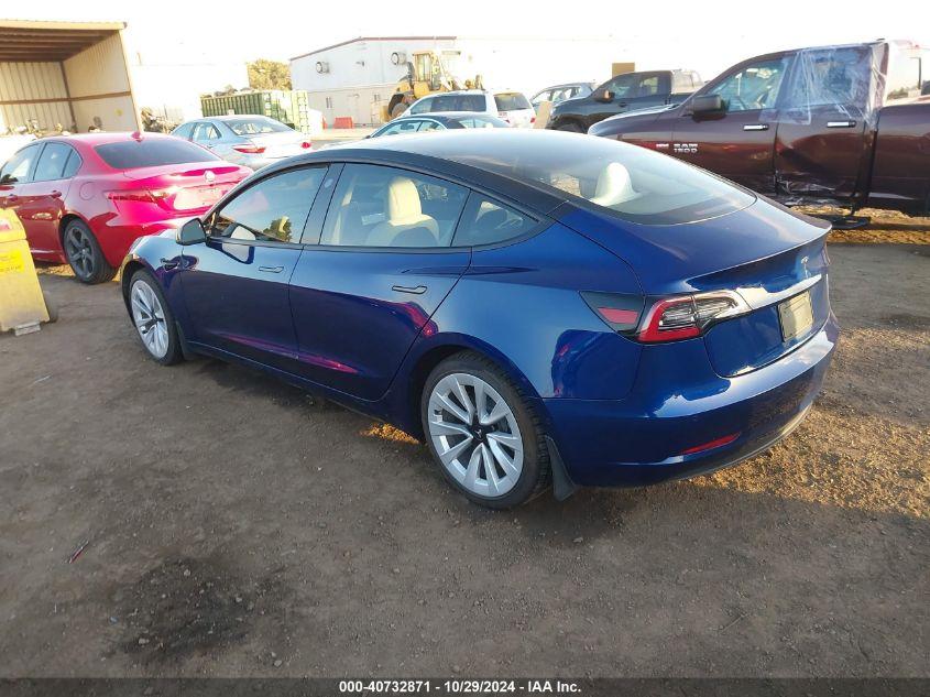 TESLA MODEL 3 STANDARD RANGE PLUS REAR-WHEEL DRIVE 2021