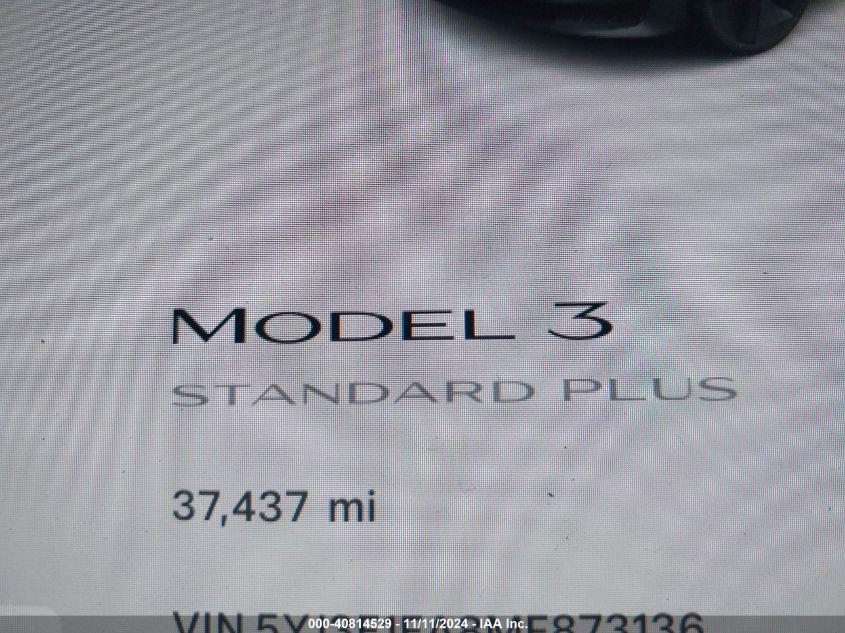 TESLA MODEL 3 STANDARD RANGE PLUS REAR-WHEEL DRIVE 2021