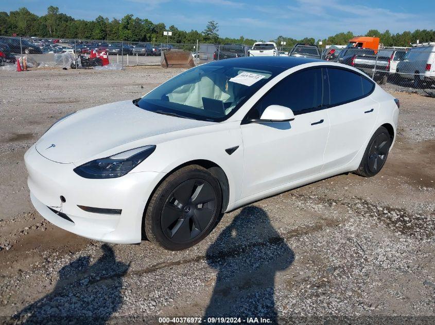 TESLA MODEL 3 LONG RANGE DUAL MOTOR ALL-WHEEL DRIVE 2022