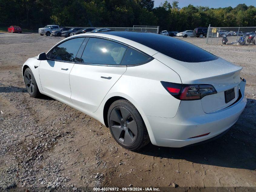 TESLA MODEL 3 LONG RANGE DUAL MOTOR ALL-WHEEL DRIVE 2022