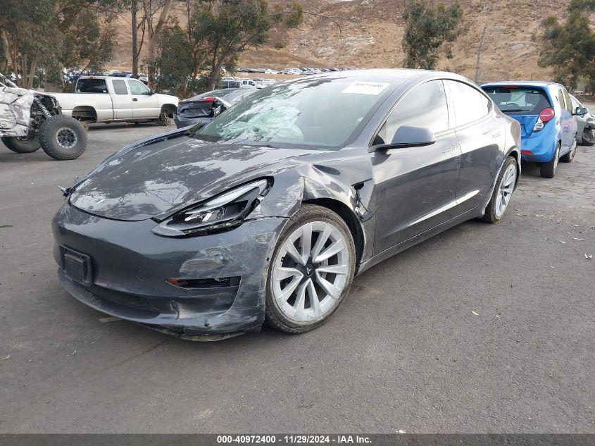 TESLA MODEL 3 LONG RANGE DUAL MOTOR ALL-WHEEL DRIVE 2022