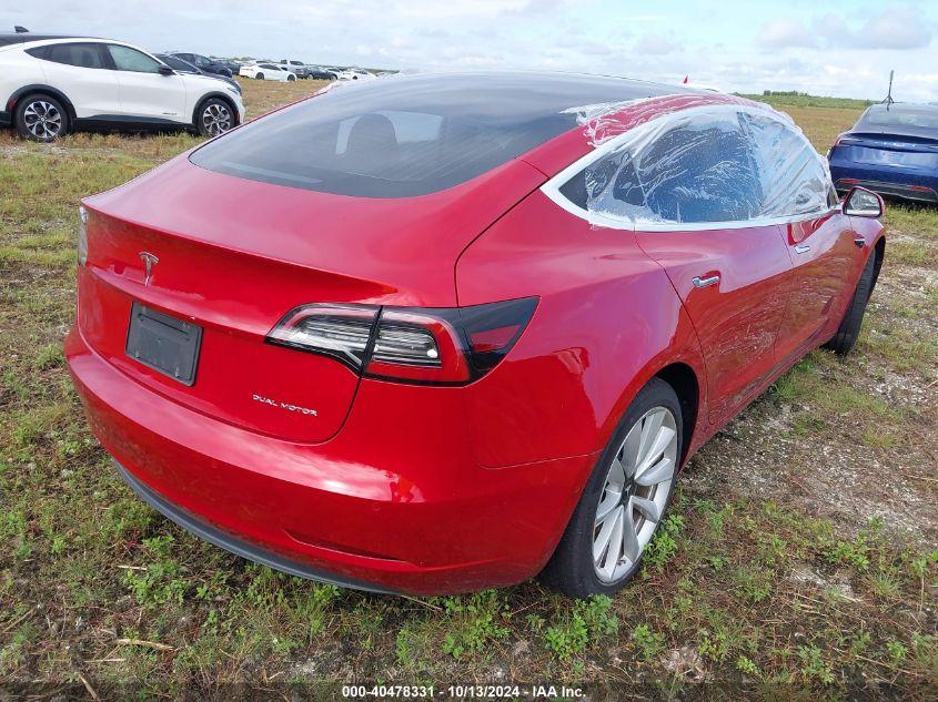 TESLA MODEL 3 LONG RANGE DUAL MOTOR ALL-WHEEL DRIVE 2020