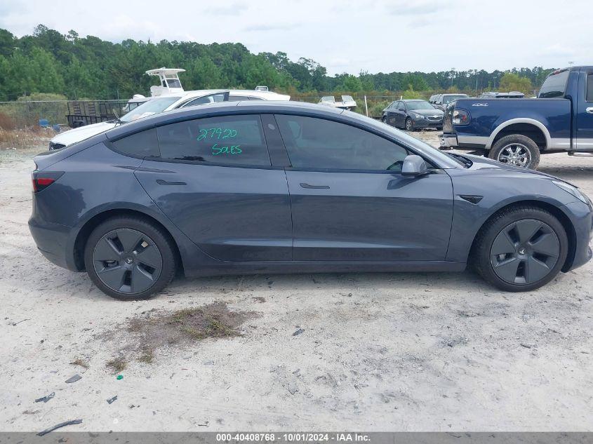 TESLA MODEL 3 LONG RANGE DUAL MOTOR ALL-WHEEL DRIVE 2022