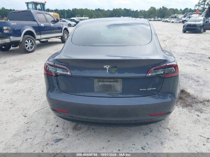 TESLA MODEL 3 LONG RANGE DUAL MOTOR ALL-WHEEL DRIVE 2022